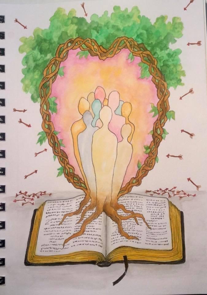 Melody Villars, Calligraphy, and Illustrating the Bible